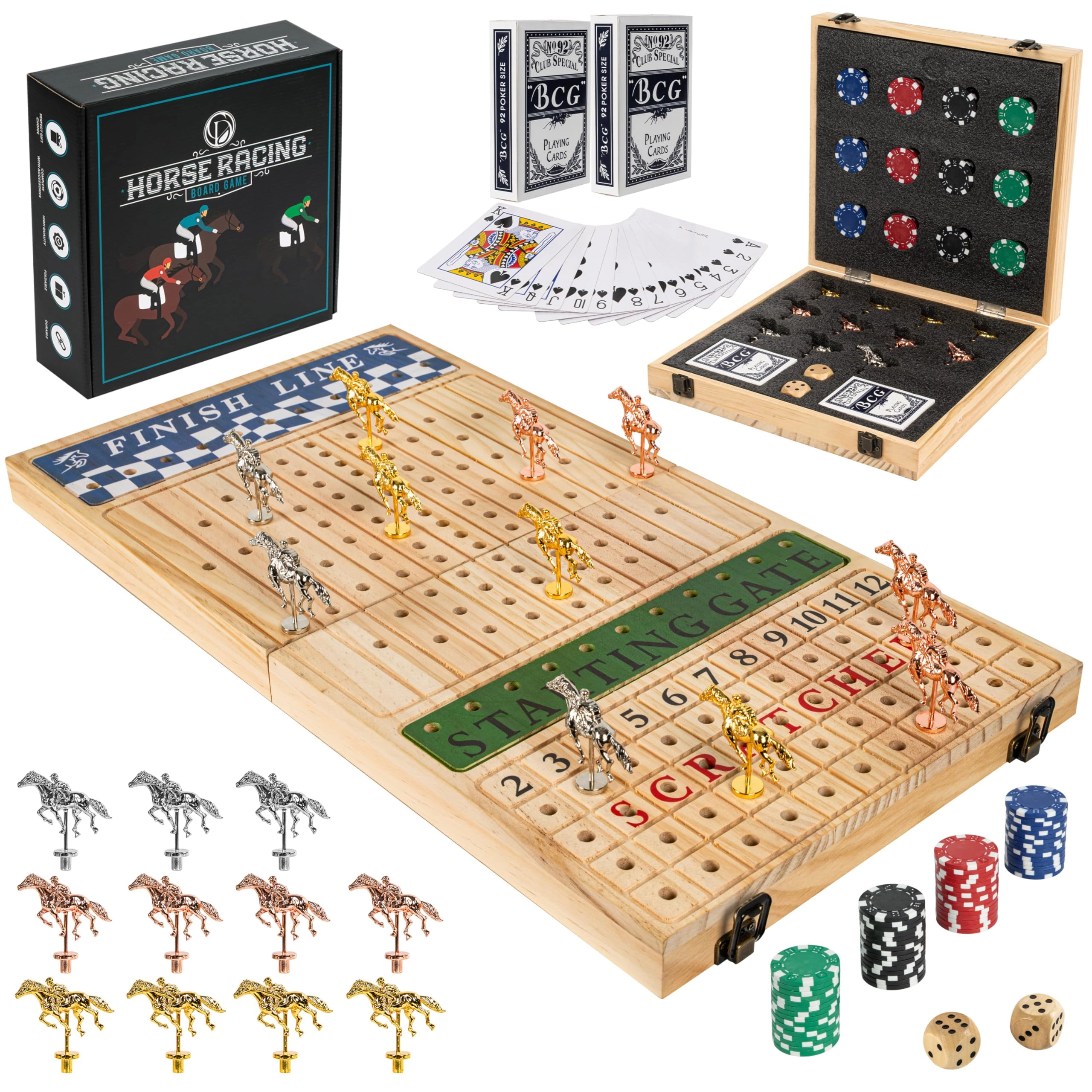 Classic Decor Derby Classic Horse Race Game: Classic Edition