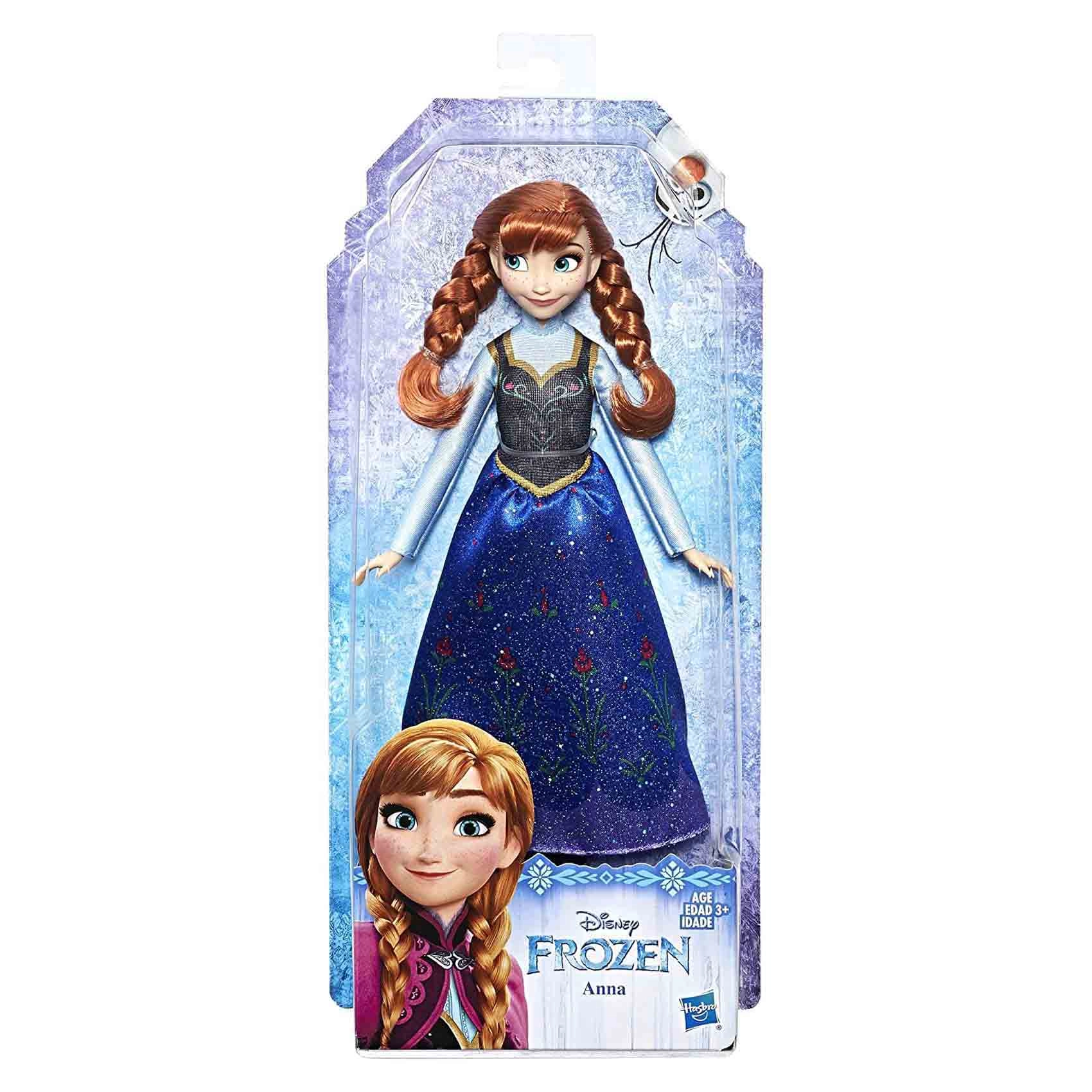 Anna Fashion Doll - 32.5 cm blue and purple travel outfit