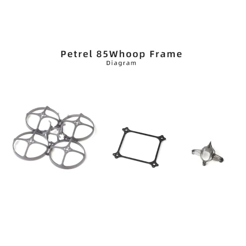 Petrel 85Whoop - Ultra-lightweight Indoor Frame, Transparent Gray