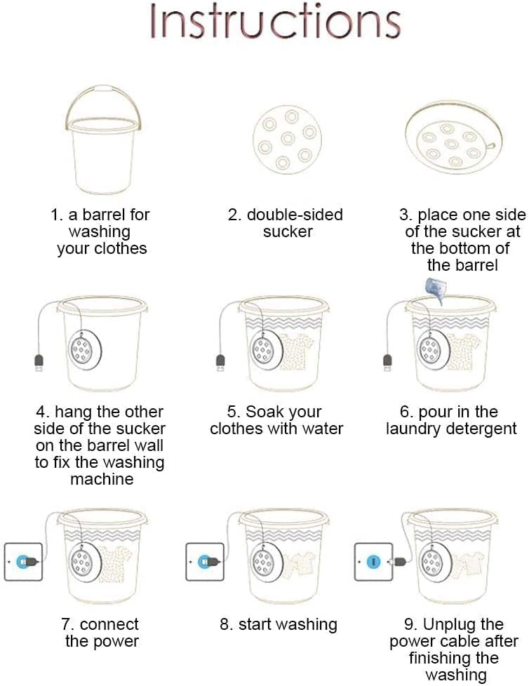 Mini Portable Washing Machine