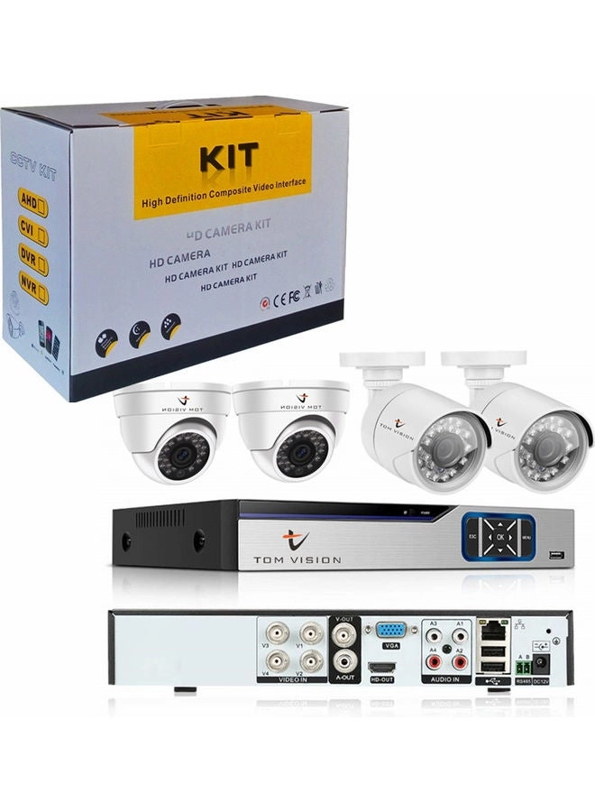 CCTV Camera Security Recording System - 4 4Channel 1080N