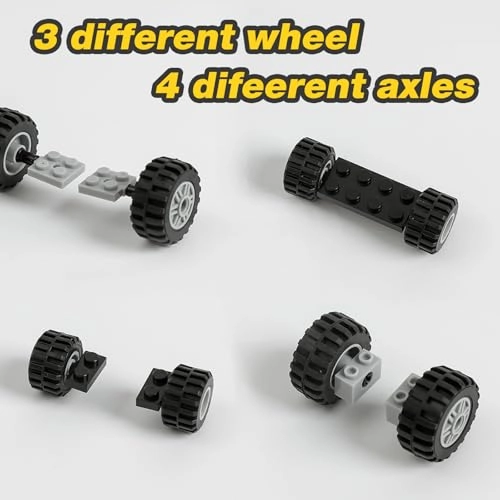 Wheels and Axles Set - 450 pcs