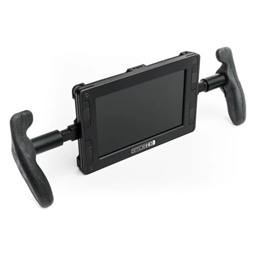 Lightweight Black Rubber Monitor Handles - Adjustable Neoprene Neck Strap Compatible with Smart 7 Series