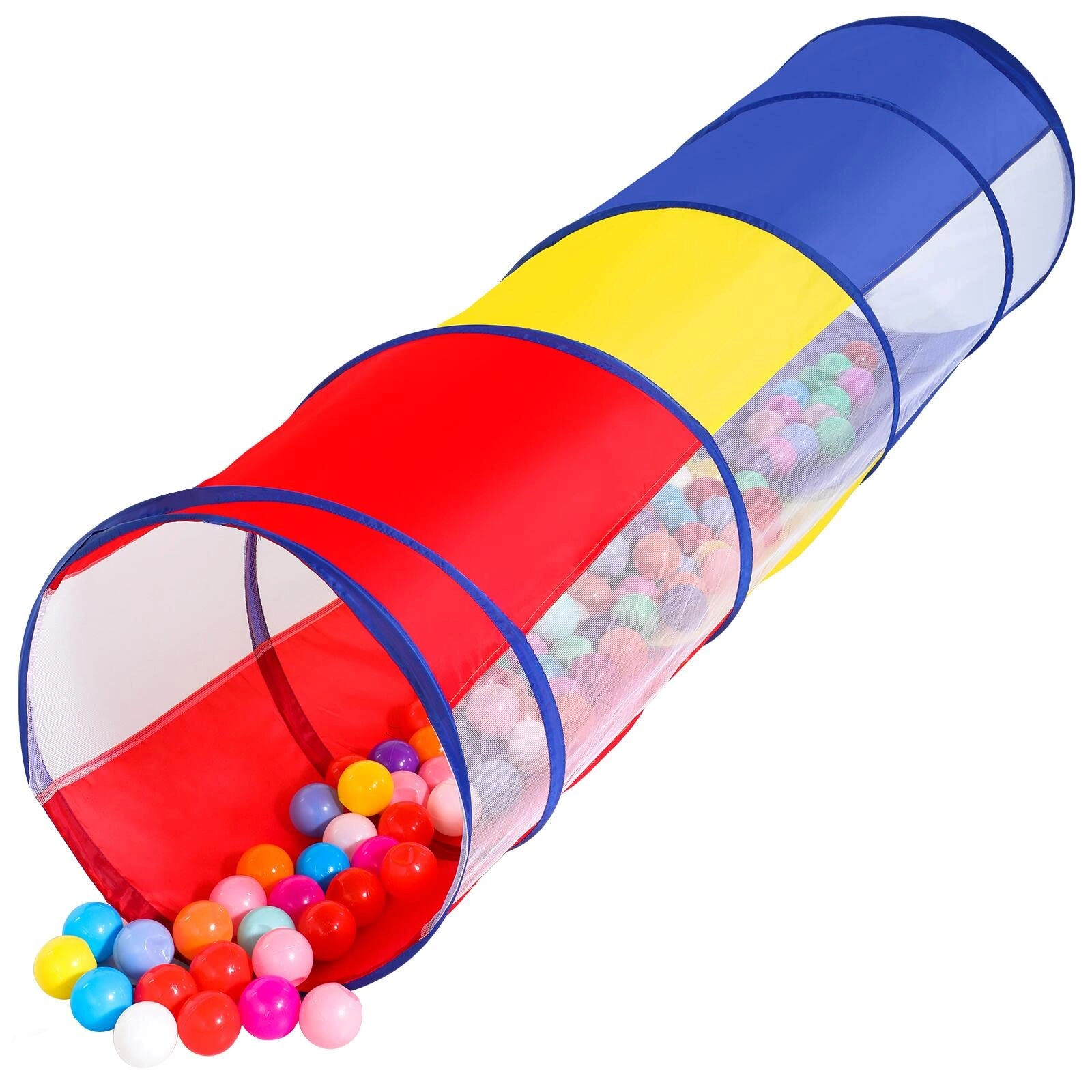 Kids Play Tunnel - Colorful Pop Up Rainbow
