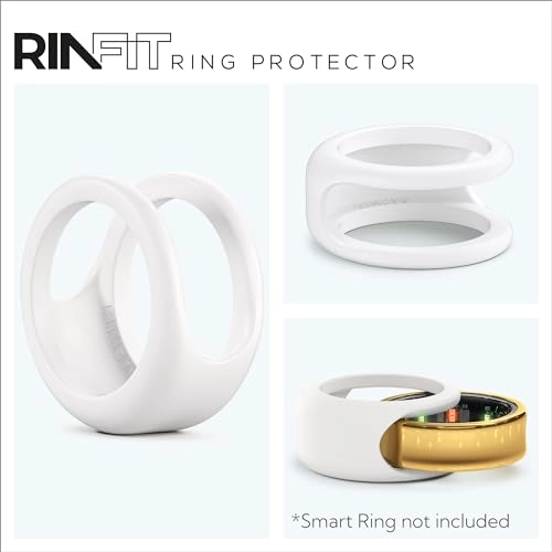 Silicone Ring Protector for Oura Ring Gen 3 - Size 10 Silicone White