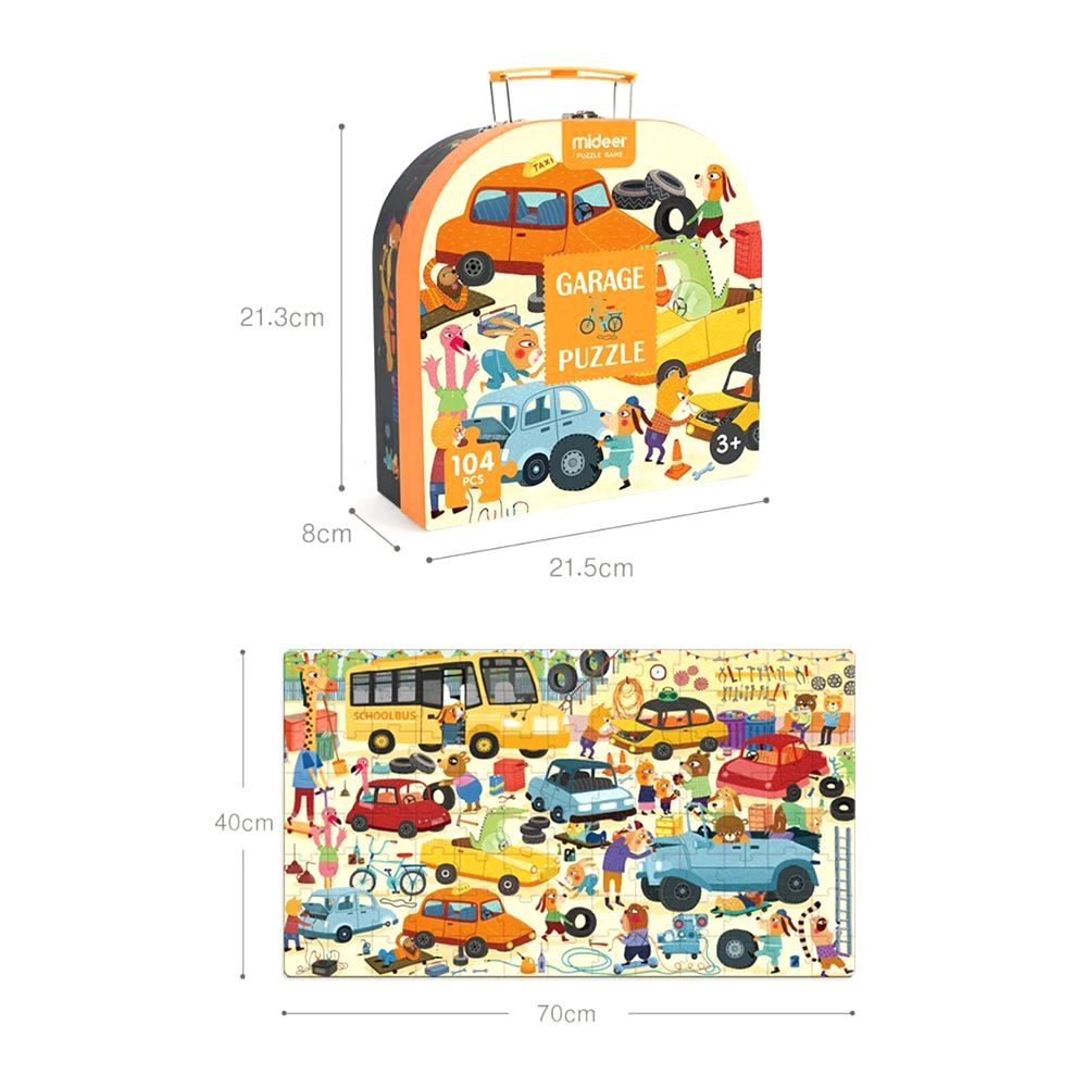 Garage Puzzle - 3 + 104 pieces