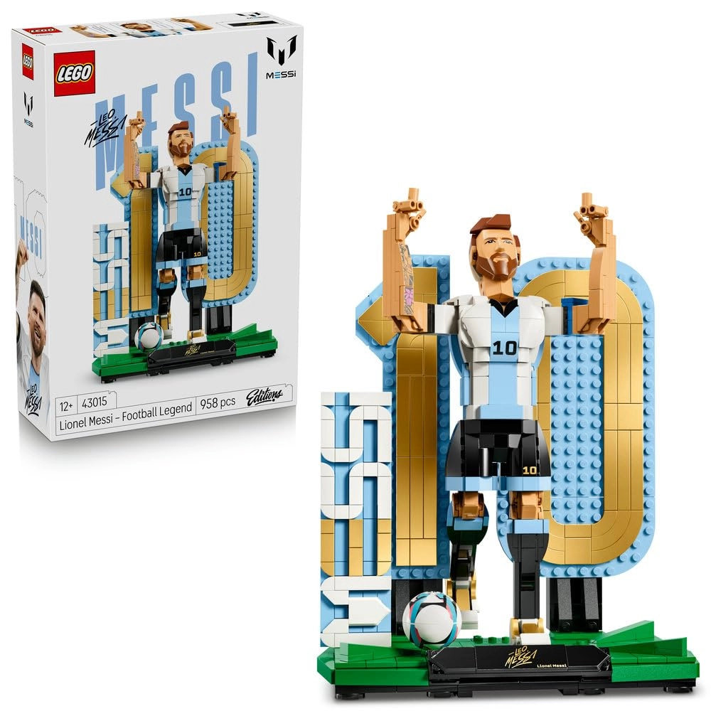 LEGO Lionel Messi Football Legend - 3D Figure Display Model Kit (43015)