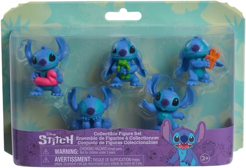 Collectible Stitch Figure Set - Lilo and Stitch - 5 pcs (0886144462870)