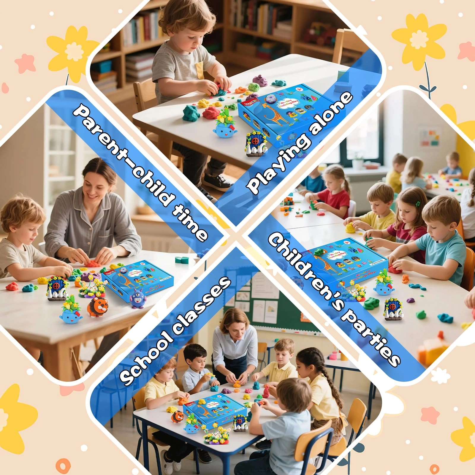 Modeling Clay - Air Dry 50pcs.