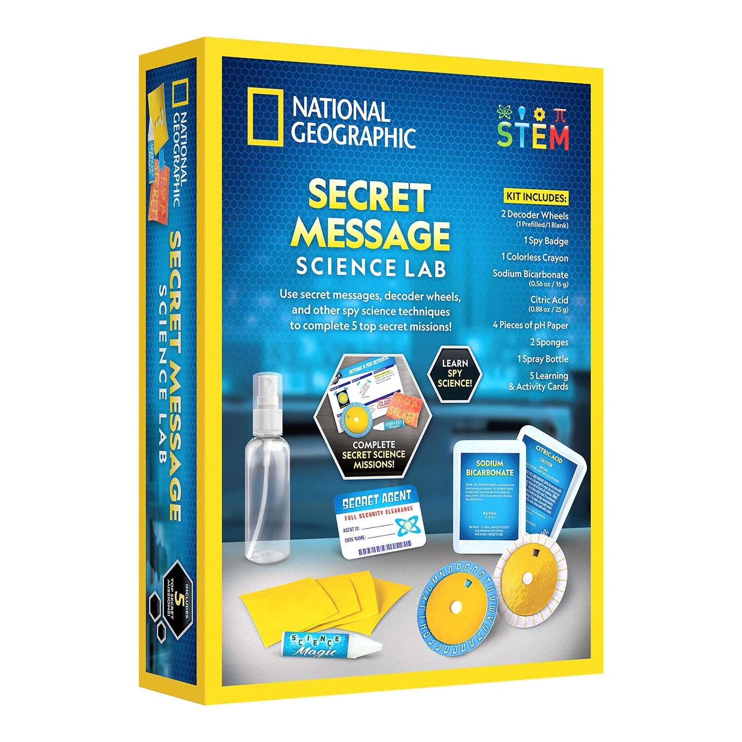 Secret Message Science Lab Kit STEM - 8 years+