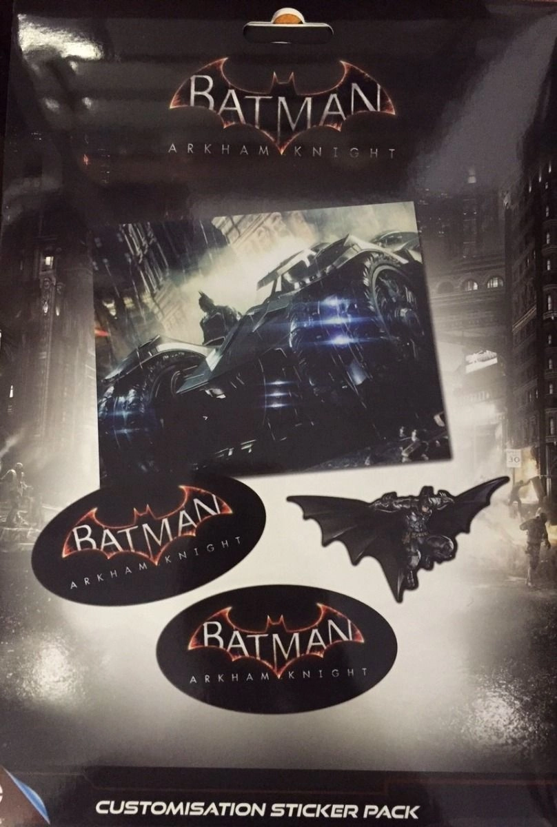 Batman Arkham Knight Sticker Book Console 4 pcs