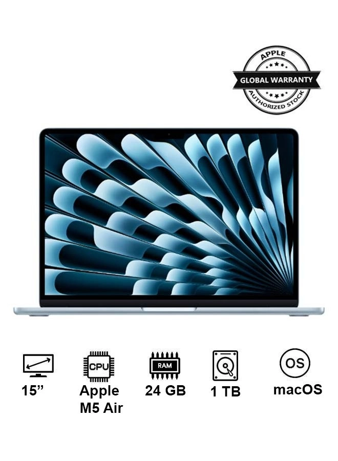 MacBook Air - 15.3'' 1TB 24GB M5