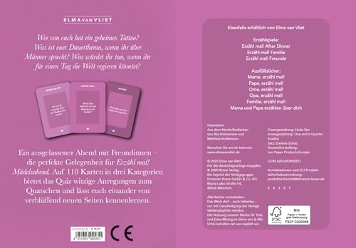 Erzähl mal! Mädelsabend - German Ab 16 Jahren.