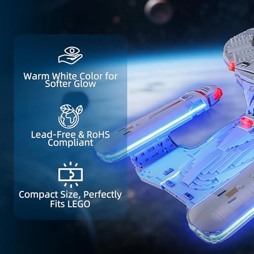 LED Light - for 10356 ICONS Star Trek: U.S.S. Enterprise NCC-1701-D Multicolor