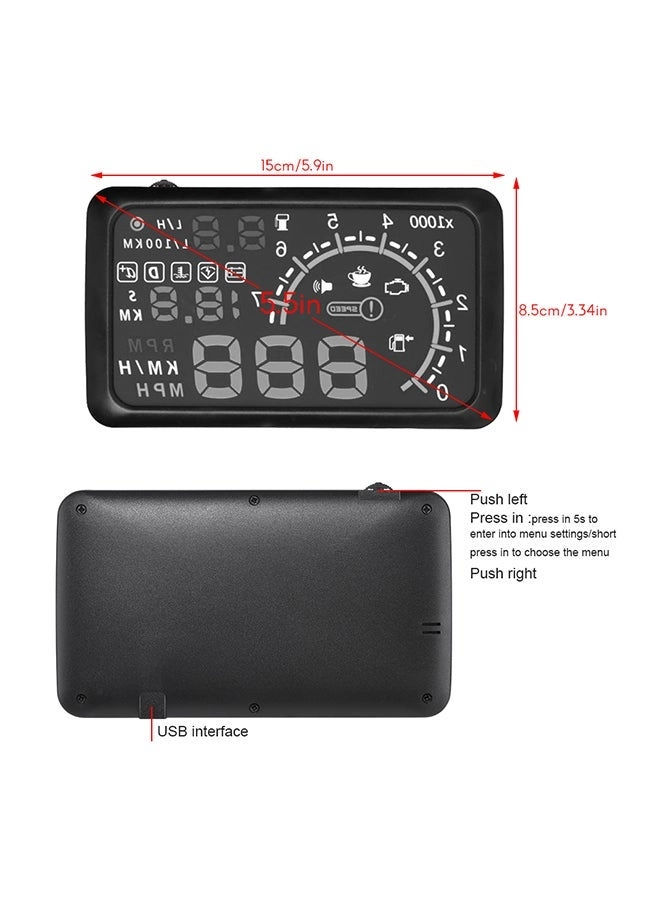 Head Up Display - 5.5 inch