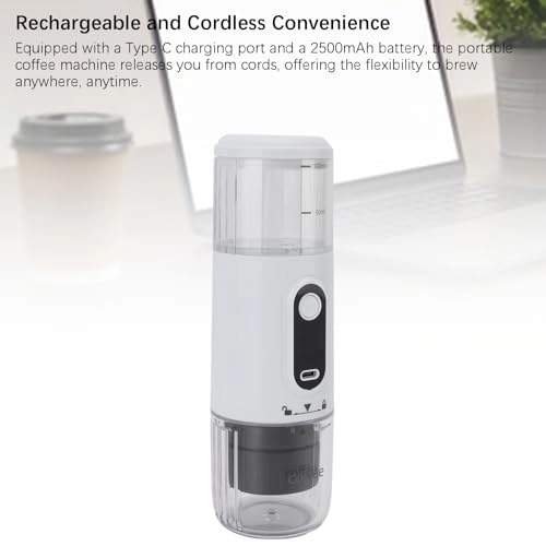 Portable Travel Coffee Maker - 80ml capsules and coffee powder