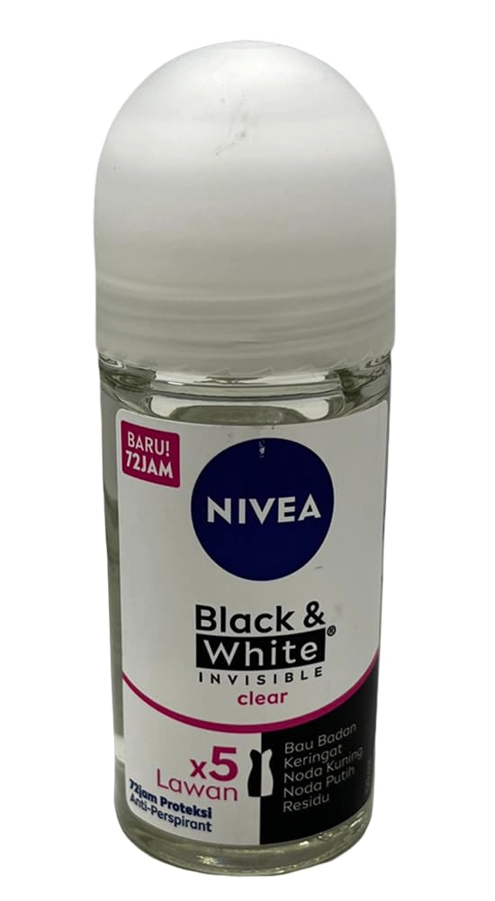 NIVEA Black & White Invisible Original Roll-On - Floral 300 gram