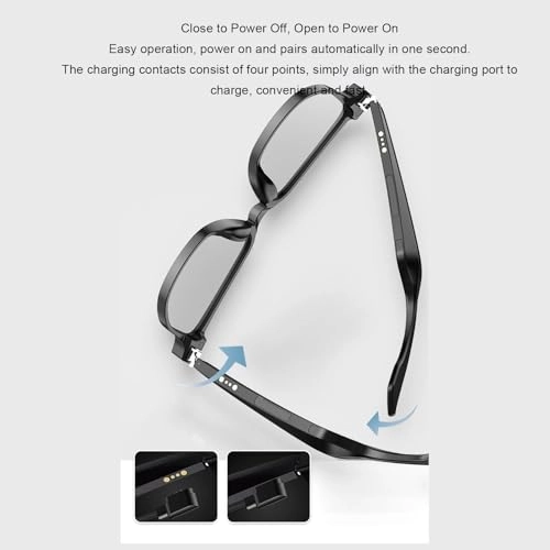 Smart Glasses - Bluetooth 5.2 Dual Speaker AAC