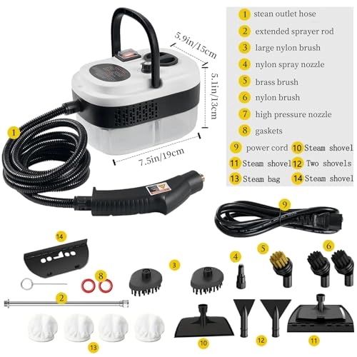Steam Cleaner - 3-bar 1.2L