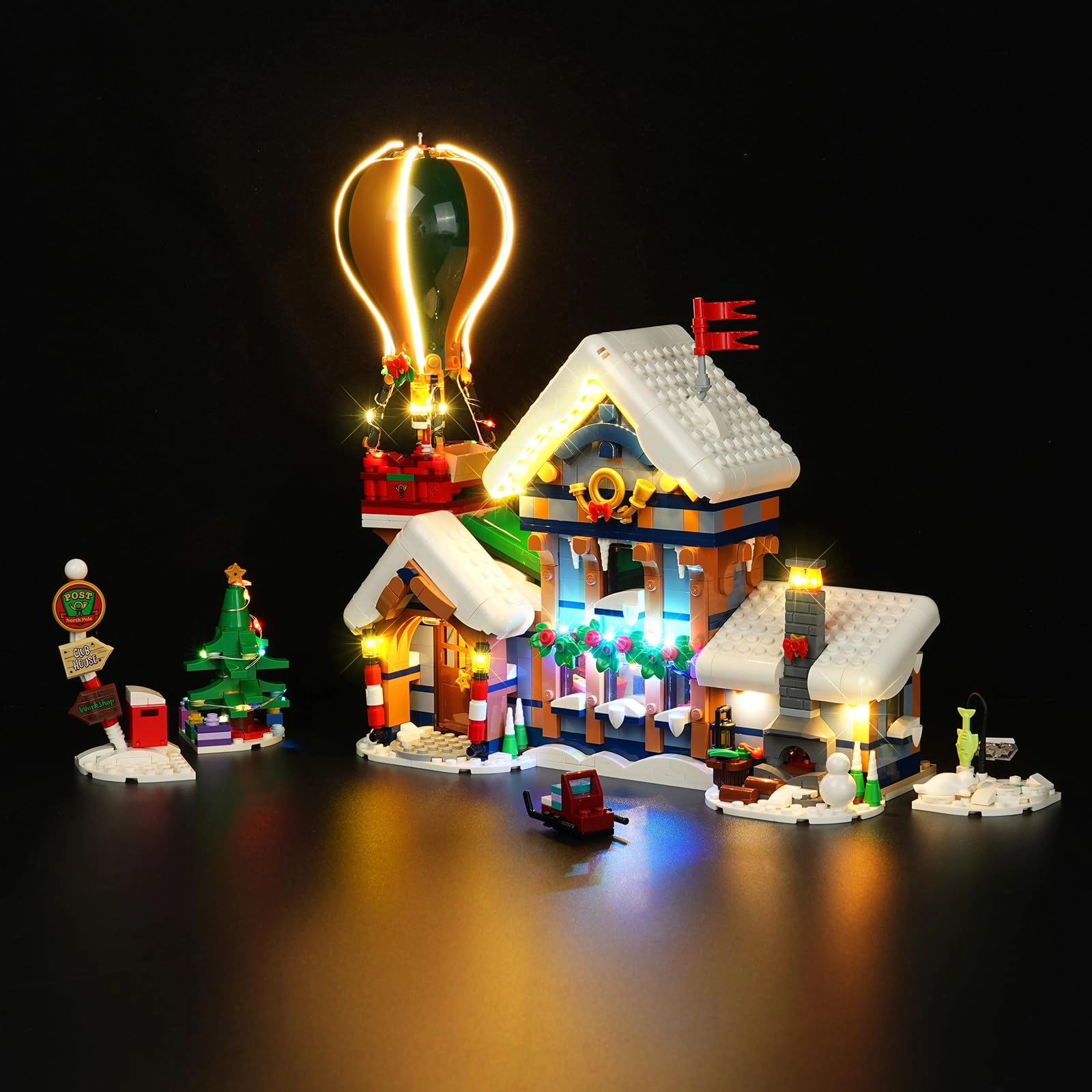 yinaikeji LED Light Kit for LEGO Santa's Post Office 10339 - Plastic