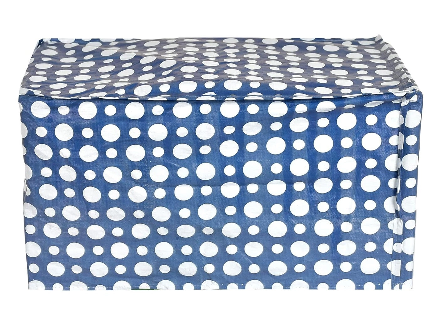 Mixer Grinder Cover - Dot Printed PVC Blue White