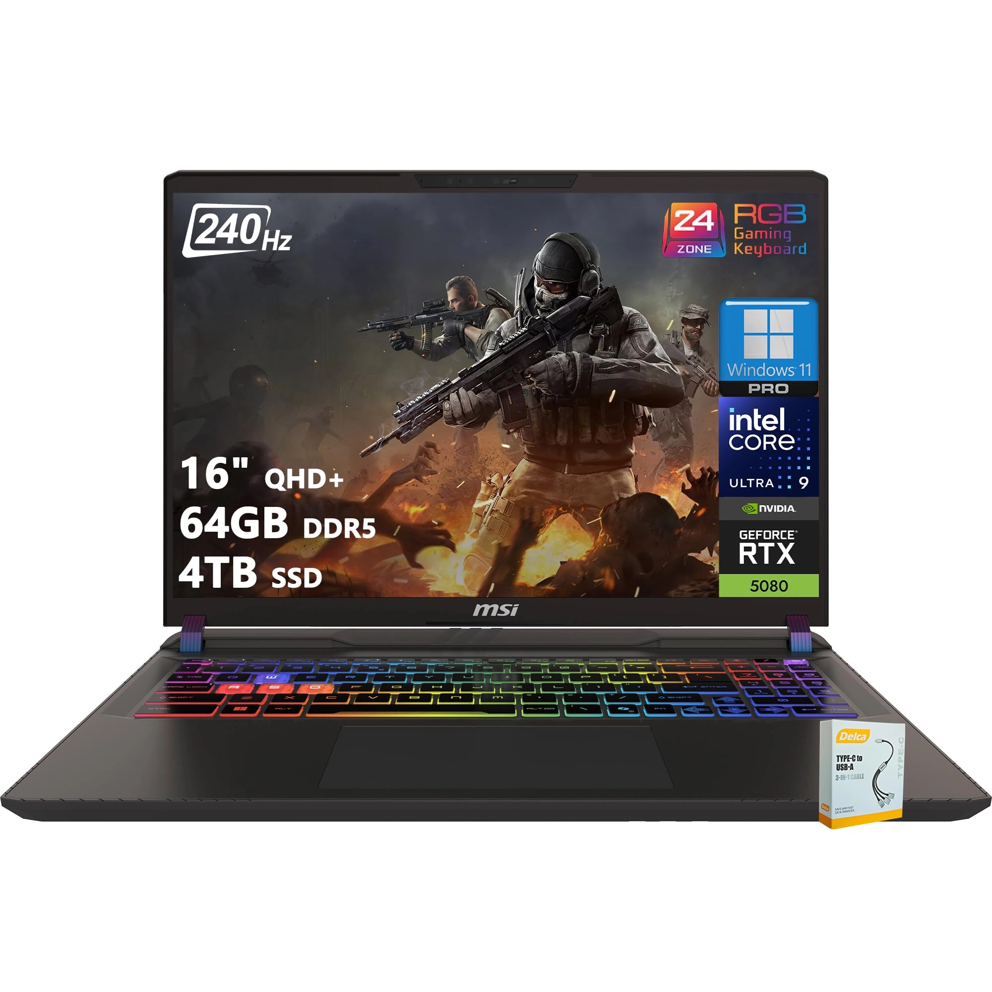 Vector 16 HX - 16'' Ultra 9-275HX 64GB DDR5 4TB SSD