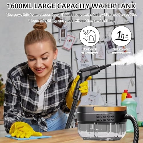 Handheld High-Temperature Steam Cleaner - 1600ml