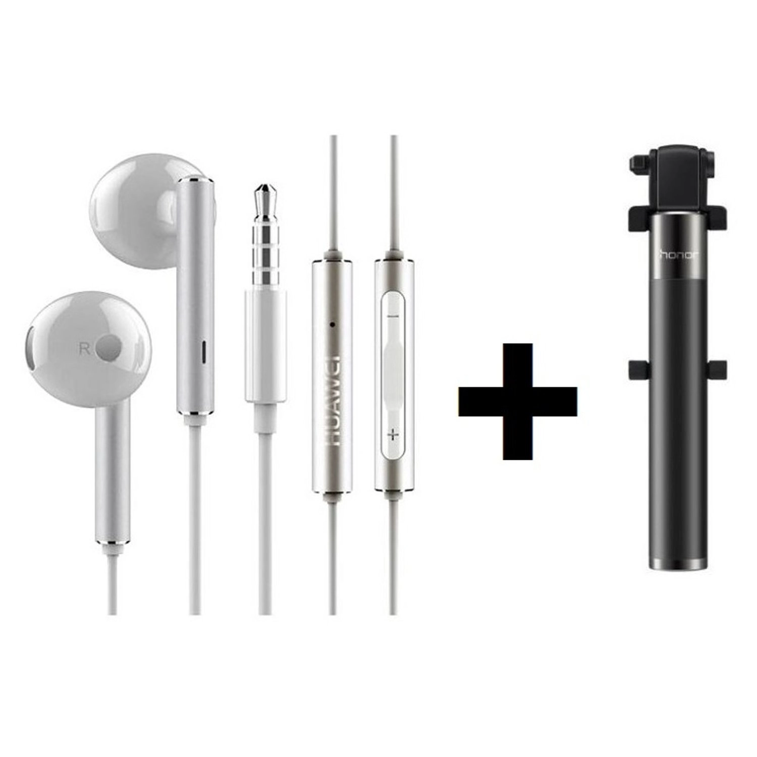 Huawei AM116 - Wired Headphone + AF11 - Selfie Stick
