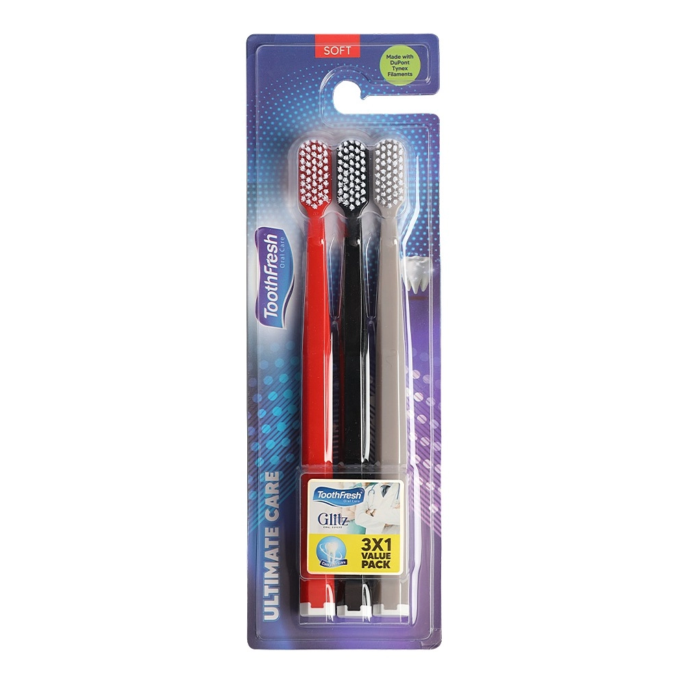 TOOTHFRESH Glitz - Soft 3-Piece Pack