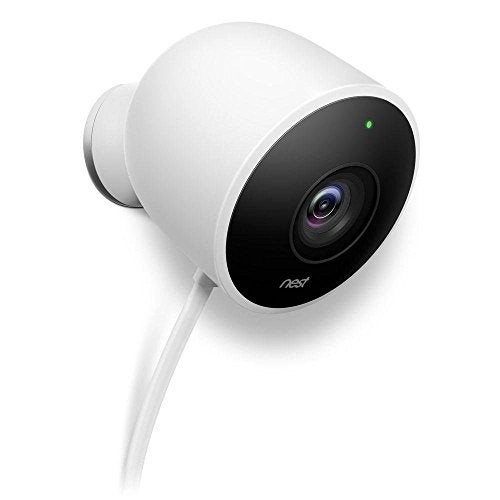 Google (Renewed) Nest Cam Outdoor - White Bundle