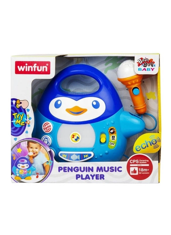 Penguin Music Player - catchy melodies and applause sound Kids Unisex