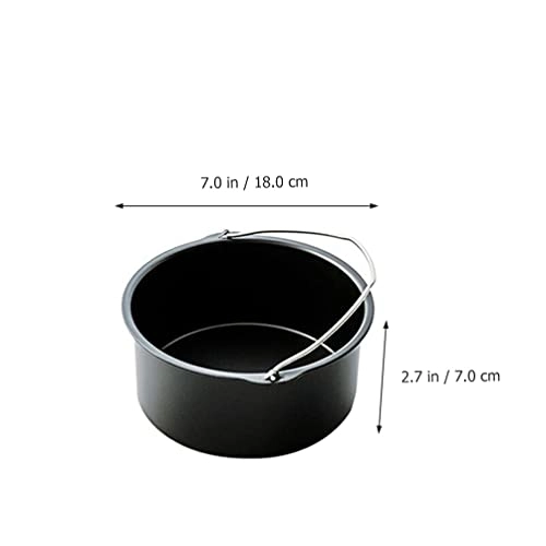 Pizza Pan + Cake Baking Pan + Multipurpose Skewers Rack + Metal Holder + Silicone Mat - Stainless steel 5 pieces