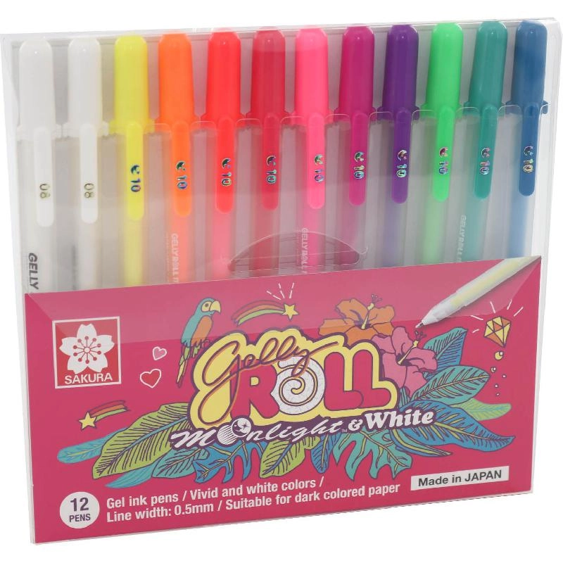 Sakura Gelly Roll - 12 Colors 0.5 mm