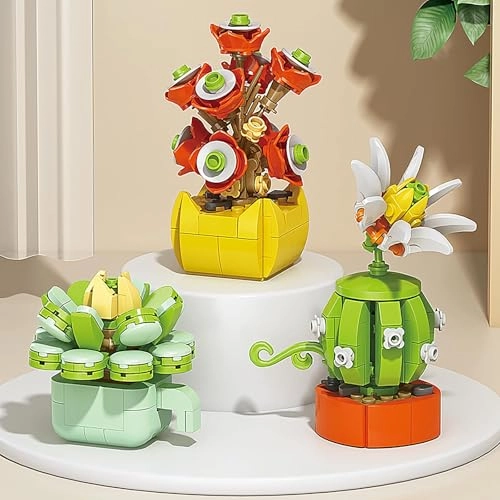 Succulents Building Blocks - Plants 24pcs