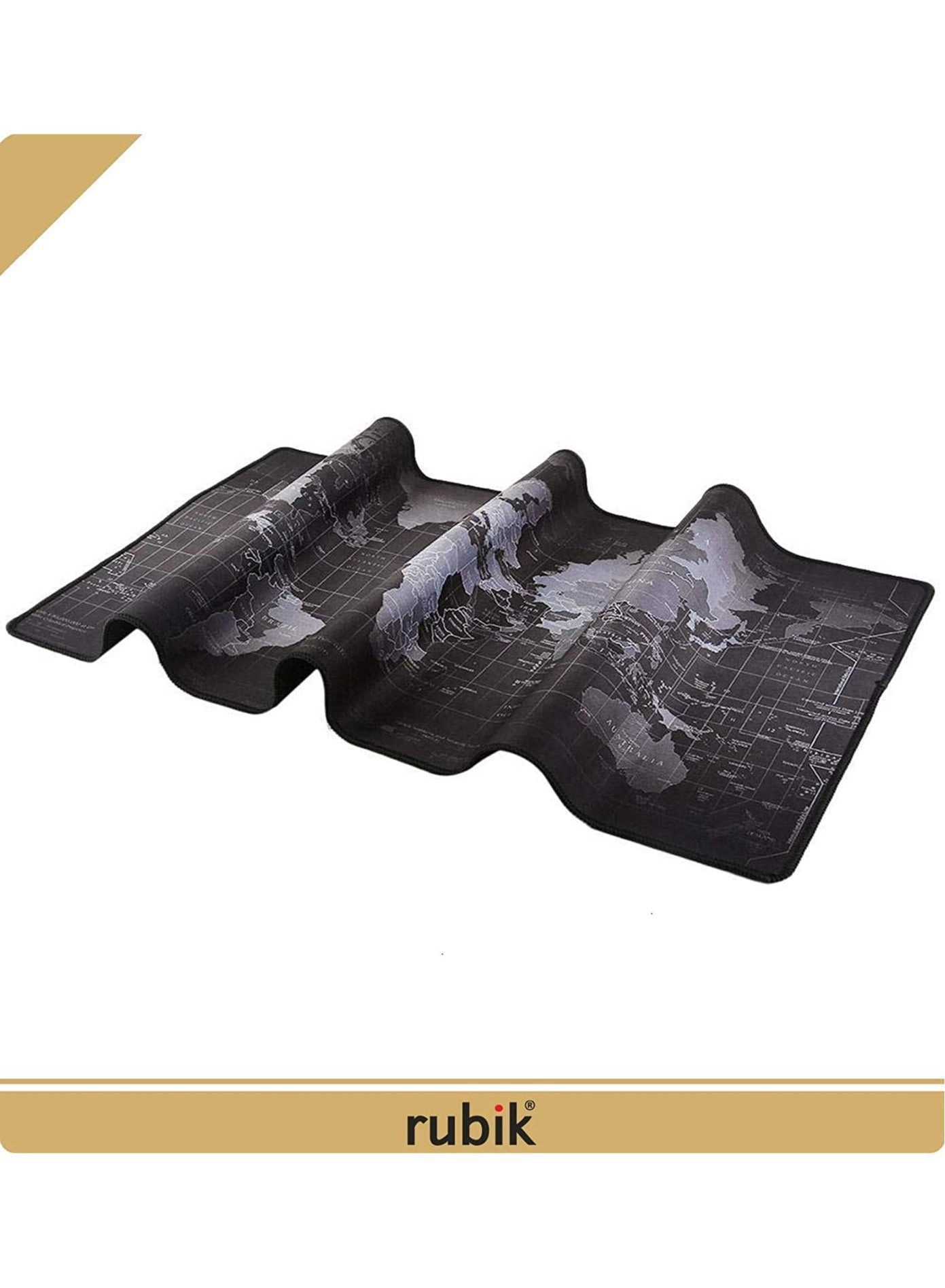 World Map XXL Rubber Gaming Mouse Pad - 90x40 cm