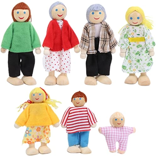 Family Puppets - Pine 7 Wood
