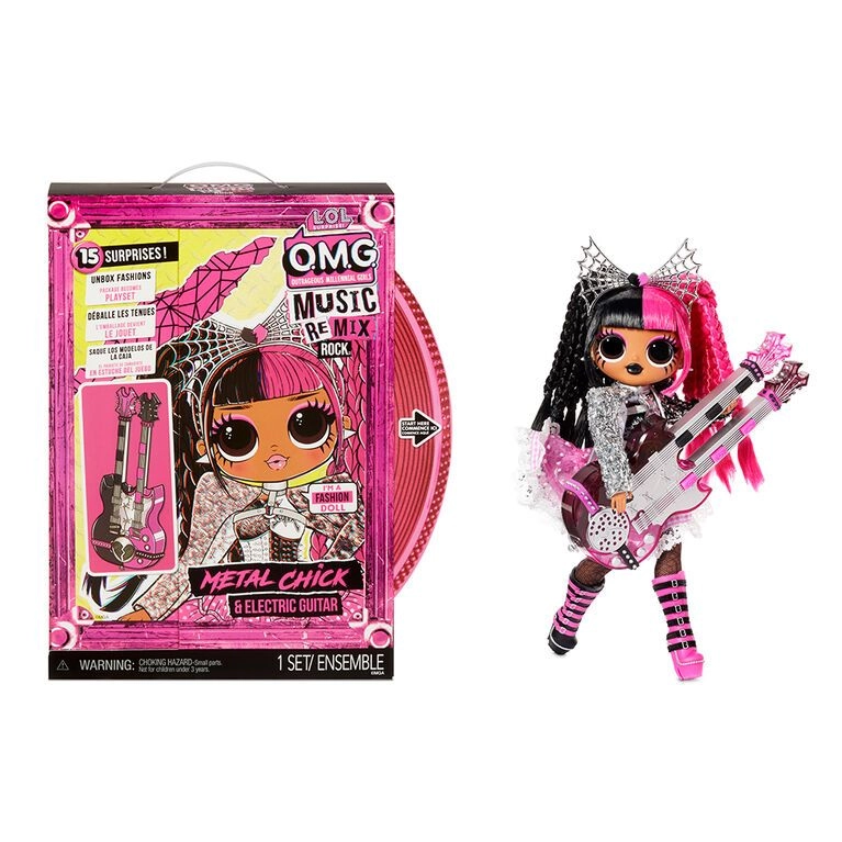 MGA Entertainment L.O.L. Surprise! OMG Remix Rock Metal Chick Guitar