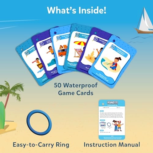 Scavenger Hunt Card Game - Found It Beach - 4 - 7 years
