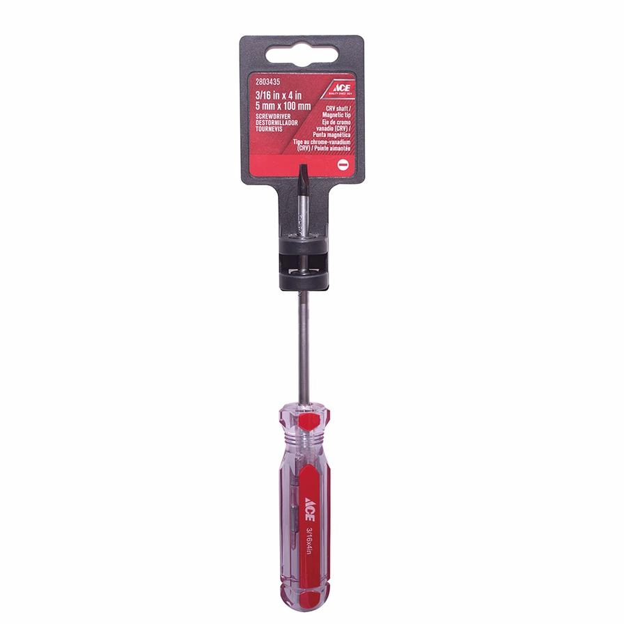 ACE Steel Magnetic Slotted Screwdriver 5 x 150mm