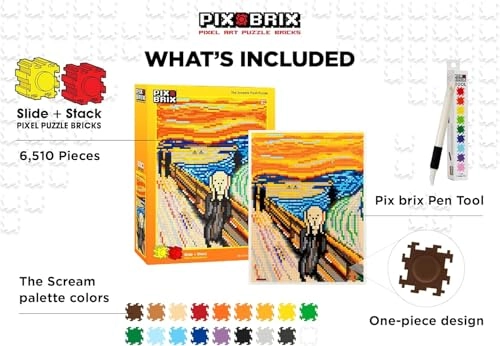 The Scream - Building 6510 pieces