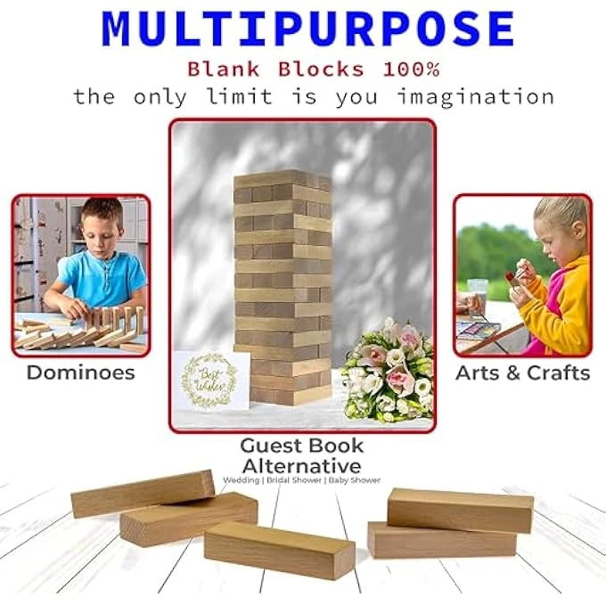 STACKING TUMBLING TOWER - 5 pcs