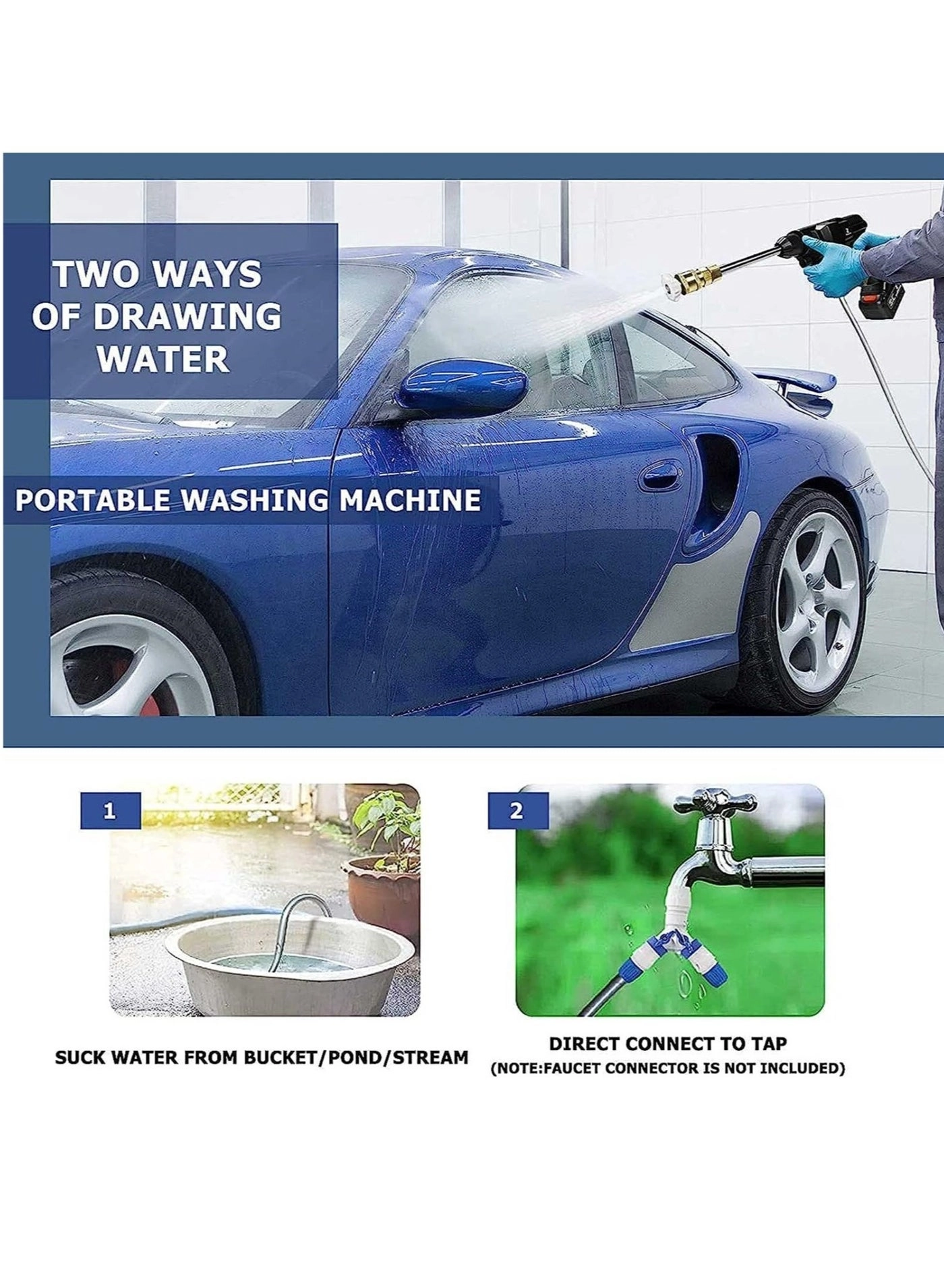 Portable Cordless Pressure Washer