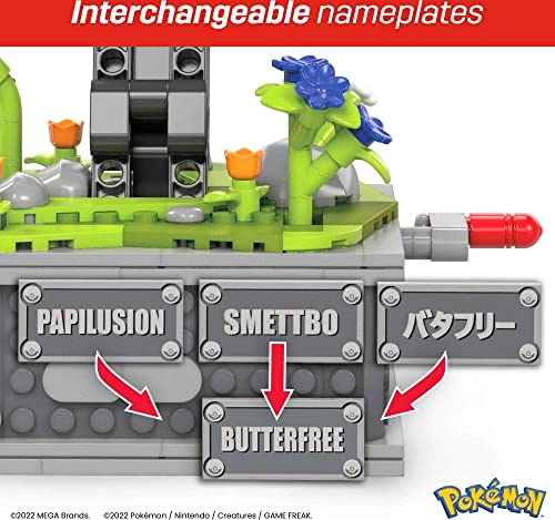 Pokémon Motion Butterfree - Brick Building Set for Collectors