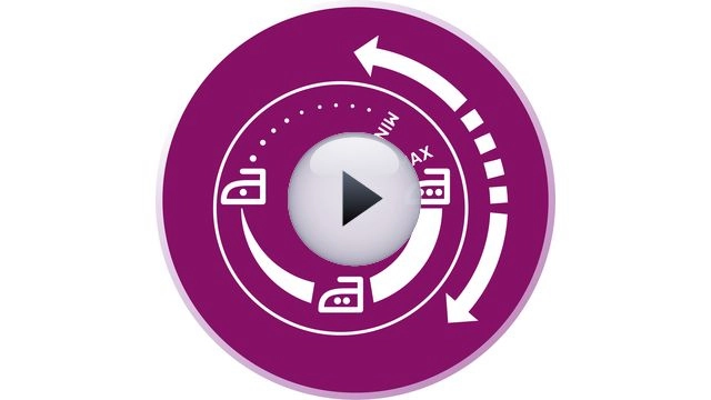 Azur - 2400W Steam Iron Black and Gold