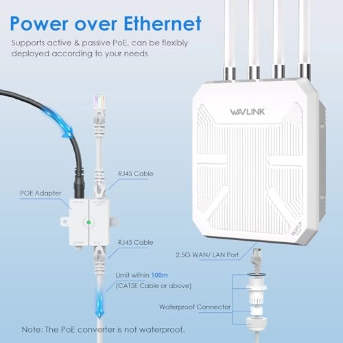 WiFi 7 Outdoor Router - 5100 Mbps