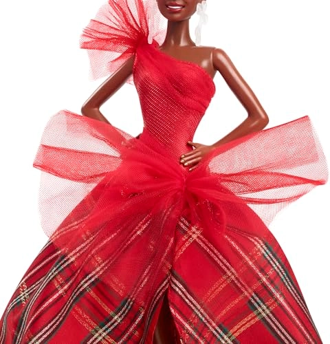 Barbie Holiday 2024 - Signature Doll Red Check Dress Ages 6+