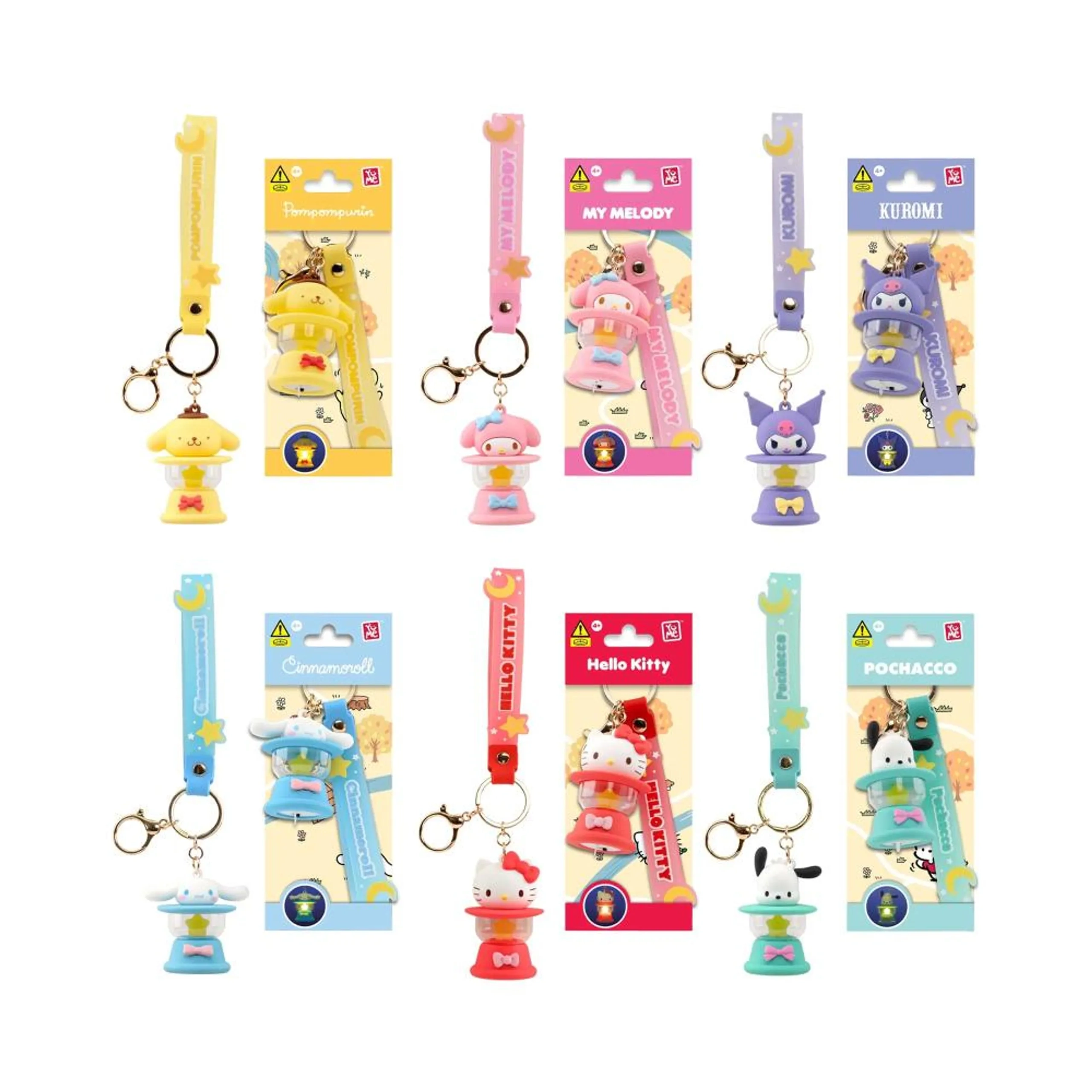 Hello Kitty Keychain Light Up Star Series - My Melody
