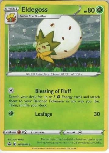 Pokémon Pokemon Eldegoss SWSH046 - English + Toploader