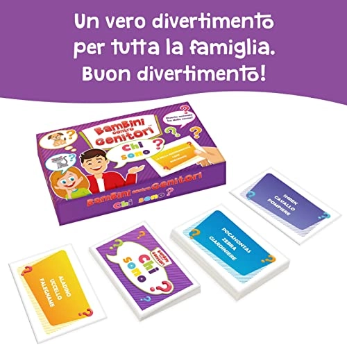 Who am I? - Children vs Parents Travel Card Game