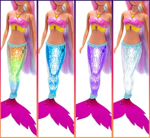 Steffi Love Magic Rainbow Mermaid Doll - 39 cm Ages 3+